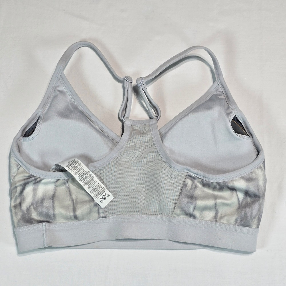 Nike Dri-FIT Indy Sports Bra Medium Grey White Marble Print 832096-012 - Picture 2 of 8
